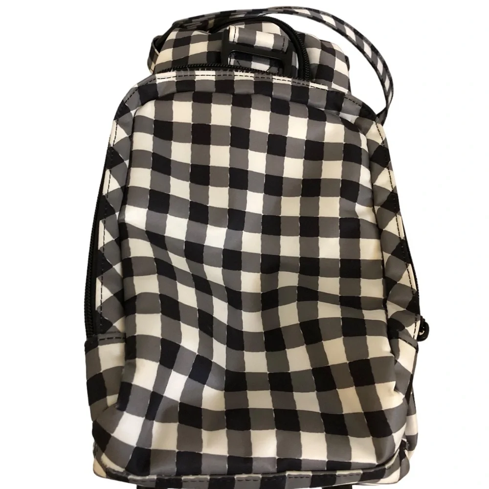 Ju-Ju-Be Black and White Gingham Baby Bag